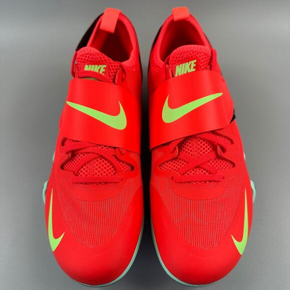 Nike Zoom Pole Vault Elite Men Size 10 Crimson Lightweight Track Spike Shoes NEW - Picture 3 of 7